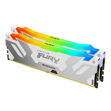 Kingston 32GB / 6400 Fury Renegade RGB White (Intel XMP) DDR5 RAM KIT (2x16GB) memória (ram)
