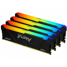 Kingston 32GB DDR4 3600MHz Kit(4x8GB) Fury Beast RGB Black KF436C17BB2AK4/32 memória (ram)