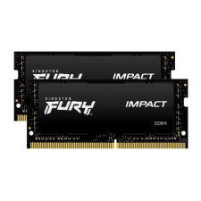 Kingston 64GB 2666MHz DDR4 RAM Kingston Fury Impact notebook memória CL16 (2x32GB) (KF426S16IBK2/64) memória (ram)