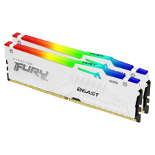 Kingston 64GB / 5200 Fury Beast RGB White (Intel XMP) DDR5 RAM KIT (2x32GB) memória (ram)