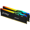 Kingston 64GB 5600MHz DDR5 RAM Kingston Fury Beast RGB CL40 (2x32GB) (KF556C40BBAK2-64) (KF556C40BBAK2-64)