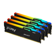 Kingston 64GB / 6000 Fury Beast RGB DDR5 RAM KIT (4x16GB) memória (ram)