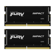 Kingston 64GB DDR5 4800MHz Kit(2x32GB) SODIMM Fury Impact Black memória (ram)