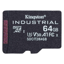 Kingston 64GB Industrial Grade microSDXC UHS-I CL10 Memóriakártya memóriakártya