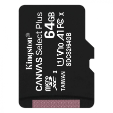 Kingston 64GB microSDXC Canvas Select Plus Class 10 100R A1 C10 Card adapter nélkül memóriakártya