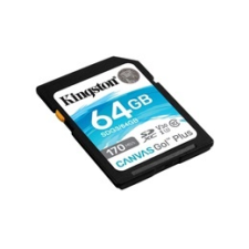 Kingston 64GB SDXC Card  Canvas Go! Plus (Class 10, UHS-I U3) memóriakártya