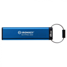 Kingston 8GB IronKey Keypad 200 USB3.2 Blue (IKKP200/8GB) pendrive