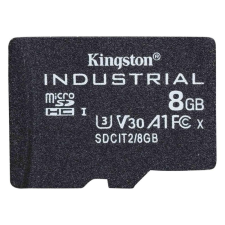 Kingston 8GB microSDHC Class 10 CL10 U3 V30 A1 Industrial adapter nélkül memóriakártya