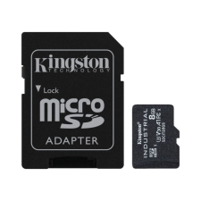 Kingston 8GB microSDHC Class 10 CL10 U3 V30 A1 Industrial + adapterrel memóriakártya