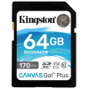 Kingston Canvas Go! Plus 64GB SDXC 70 MB/s SDG3/64GB