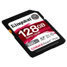 Kingston Canvas React Plus 128GB SDXC 260 MB/s SDR2/128GB memóriakártya