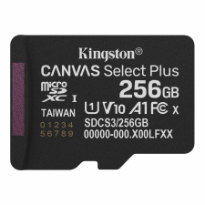 Kingston Canvas Select Plus 256GB MicroSDXC 30 MB/s SDCS3/256GBSP memóriakártya