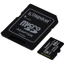 Kingston Canvas Select Plus 64GB MicroSDXC 10 MB/s SDCS2/64GB memóriakártya