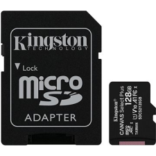Kingston Canvas Select Plus micro SDXC 128GB Class 10 UHS-I + SD adapter memóriakártya