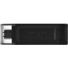 Kingston DataTraveler 70 USB-C 3.2 Gen1 Pendrive, 128GB, fekete (DT70/128GB)