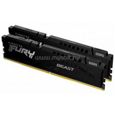 Kingston DIMM memória 2X32GB DDR5 6000MHz CL36 FURY Beast Black (KF560C36BBE2K2-64) memória (ram)