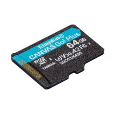 Kingston Memóriakártya MicroSDXC 64GB Canvas Go Plus 170R A2 U3 V30 Adapter nélkül memóriakártya
