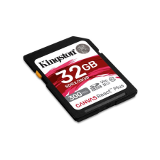 Kingston Memóriakártya SDXC 32GB Canvas React Plus UHS-II 300R/260W U3 V90 memóriakártya