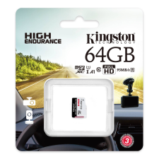 Kingston - microSDXC High Endurance 64GB - SDCE/64GB memóriakártya
