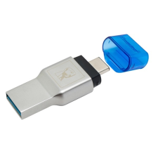 Kingston MobileLite Duo 3C, USB 3.1+Type-C microSDHC/SDXC ezüst kártyaolvasó bankkártya olvasó