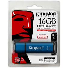 Kingston Pendrive, 16GB, USB 3.0, vízálló, KINGSTON "DTVP30DM", kék pendrive