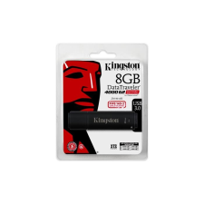 Kingston Pendrive, 8GB, USB 3.0, víz- és ütésálló, adatvédelem, KINGSTONE "DT4000G2DM", fekete pendrive