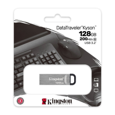 Kingston Pendrive - Datatraveler Kyson DTKN/128GB (128GB, USB3.2, ezüst) pendrive
