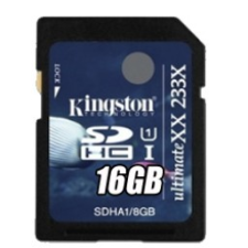 Kingston SDHC 16GB UltimateXX 233x memóriakártya
