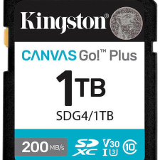 Kingston SDXC Canvas Go Plus Gen4 1TB memóriakártya