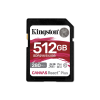 Kingston Technology Canvas React Plus 512 GB SDXC UHS-II Class 10 (SDR2V6/512GB)