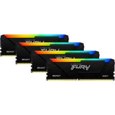 Kingston Technology FURY Beast RGB memóriamodul 128 GB 4 x 32 GB DDR4 (KF436C18BB2AK4/128) memória (ram)