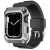 KINGXBAR CYF134 2in1 tok és csereszíj Apple Watch SE, 6, 5, 4 (44 mm) ezüst színben, rozsdamentes...