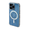 KINGXBAR MagSafe Kingxbar PQY Crack Series szilikon tok iPhone 15 Pro - átlátszó