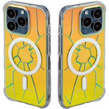 KINGXBAR Magsafe Kingxbar Pqy Crack Series Szilikon Tok iPhone 15 Pro - Holografikus (6959003513502) tok és táska