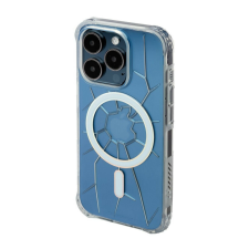 KINGXBAR PQY Crack Series MagSafe Apple iPhone 15 Pro Max clear tok és táska