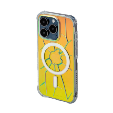 KINGXBAR PQY Crack Series MagSafe Apple iPhone 15 Pro Max holographic tok és táska