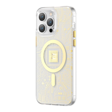 KINGXBAR PQY Geek MagSafe Apple iPhone 14 Pro gold tok és táska