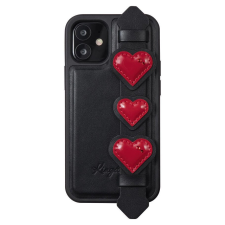 KINGXBAR Sweet Swarovski Apple iPhone 12 mini black tok és táska