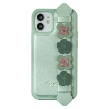 KINGXBAR Sweet Swarovski Apple iPhone 12 mini green tok és táska