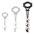 KINKgear Fém gyöngyök gyűrű Here súlya - 36mm L 520gr 520gr