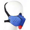 kinky puppy Neoprén PUPPY kék szájkosár + nyelv