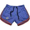 kinky puppy Paw Shorts – stílusos kék-piros rövidnadrág