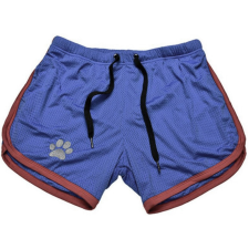 kinky puppy Paw Shorts – stílusos kék-piros rövidnadrág játék kutyáknak