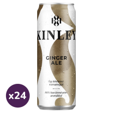 KINLEY Ginger Ale szénsavas üdítőital gyömbér ízesítéssel (24x250 ml) üdítő, ásványviz, gyümölcslé