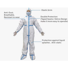 KINMED Védő ruha, izolációs overál -XL gyógyászati segédeszköz