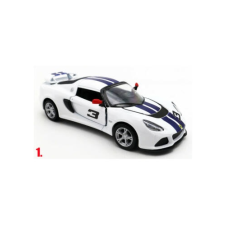 Kinsmart Lotus Exige fém autó 4 féle színben autópálya és játékautó