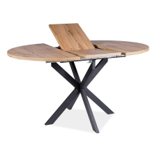  Kinyitható étkezőasztal GASTON 100(135)X100 cm, tölgy artisan dekor bútor