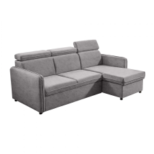  Kinyitható ülőgarnitúra, világosszürke, ALECHANDRO B ROH bútor