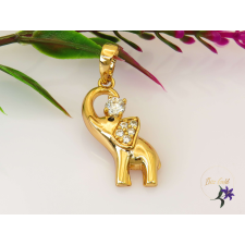  Kira antiallergén elefánt medál-18K medál