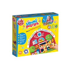 Kirakós játék hangokkal - Haszonállatok puzzle, kirakós